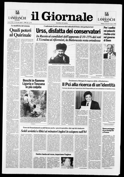 Il giornale : quotidiano del mattino